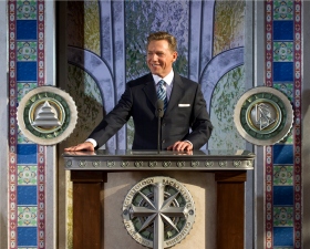 Mr. David Miscavige, Chairman of the Board Religious Technology Center and ecclesiastical leader of the Scientology religion, officiated at the Church of Scientology of Sacramento dedication ceremony.