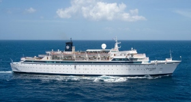 Organisation de service du bateau de Flag, dans les Caraïbes.